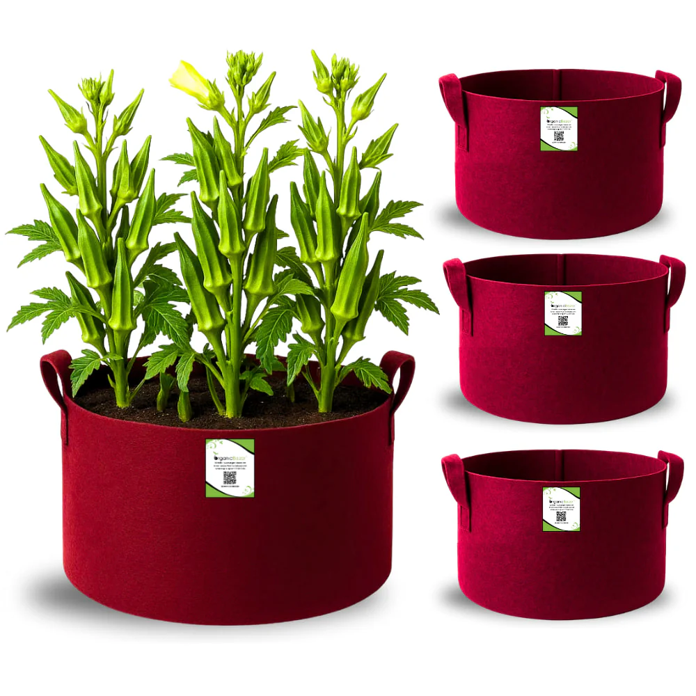 Premium 18X12 Geo Fabric Grow Bags For Home Garden - Image 4