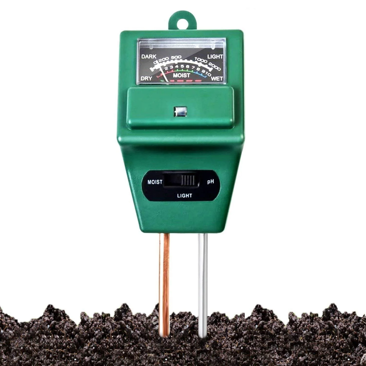 3-in-1 pH Meter for Soil Testing – With Moisture & Light Sensor Ideal for Home Gardening - Image 3