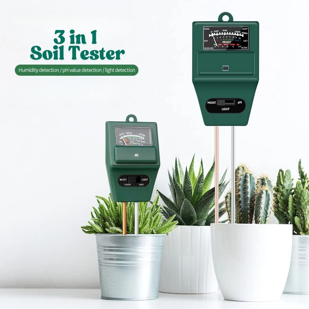 3-in-1 pH Meter for Soil Testing – With Moisture & Light Sensor Ideal for Home Gardening - Image 8