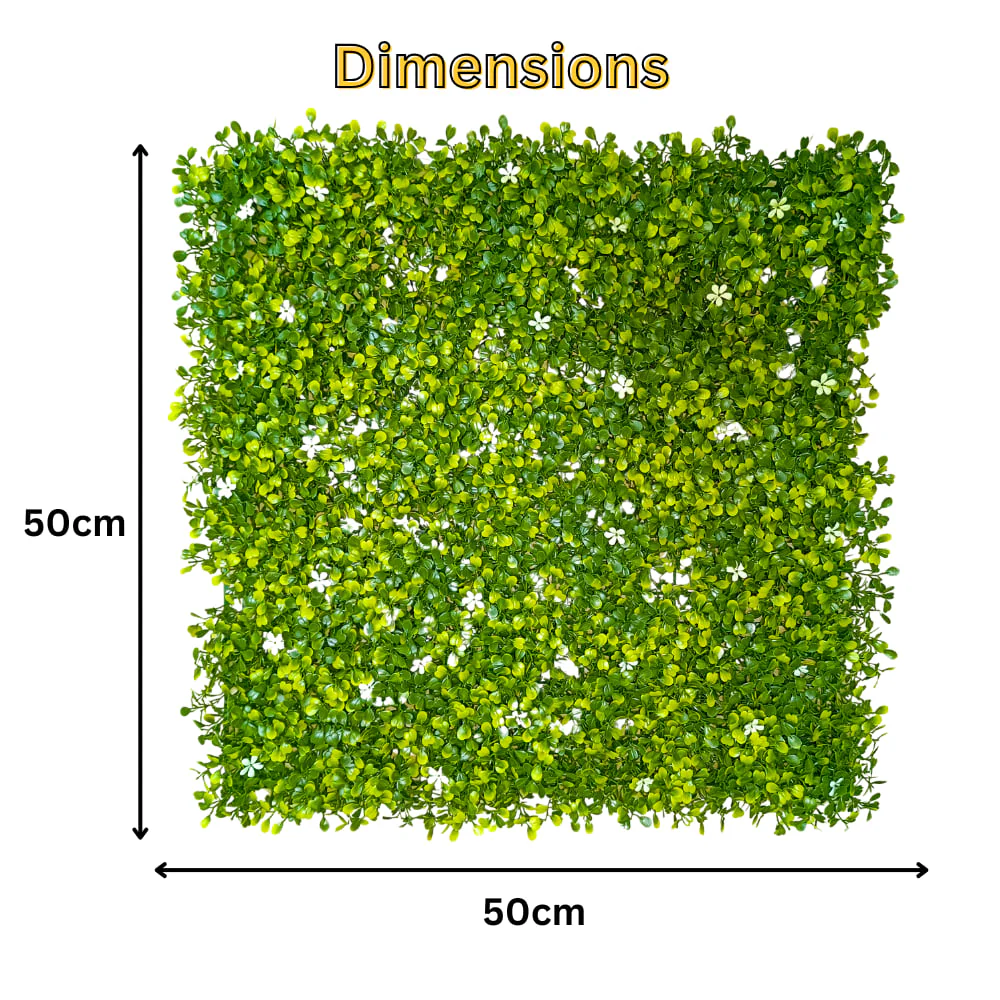 Artificial Green Wall Panel – UV Resistant, Lush Green Vertical Garden for Home, Balcony & Office Decor| OrganicBazar - Image 2