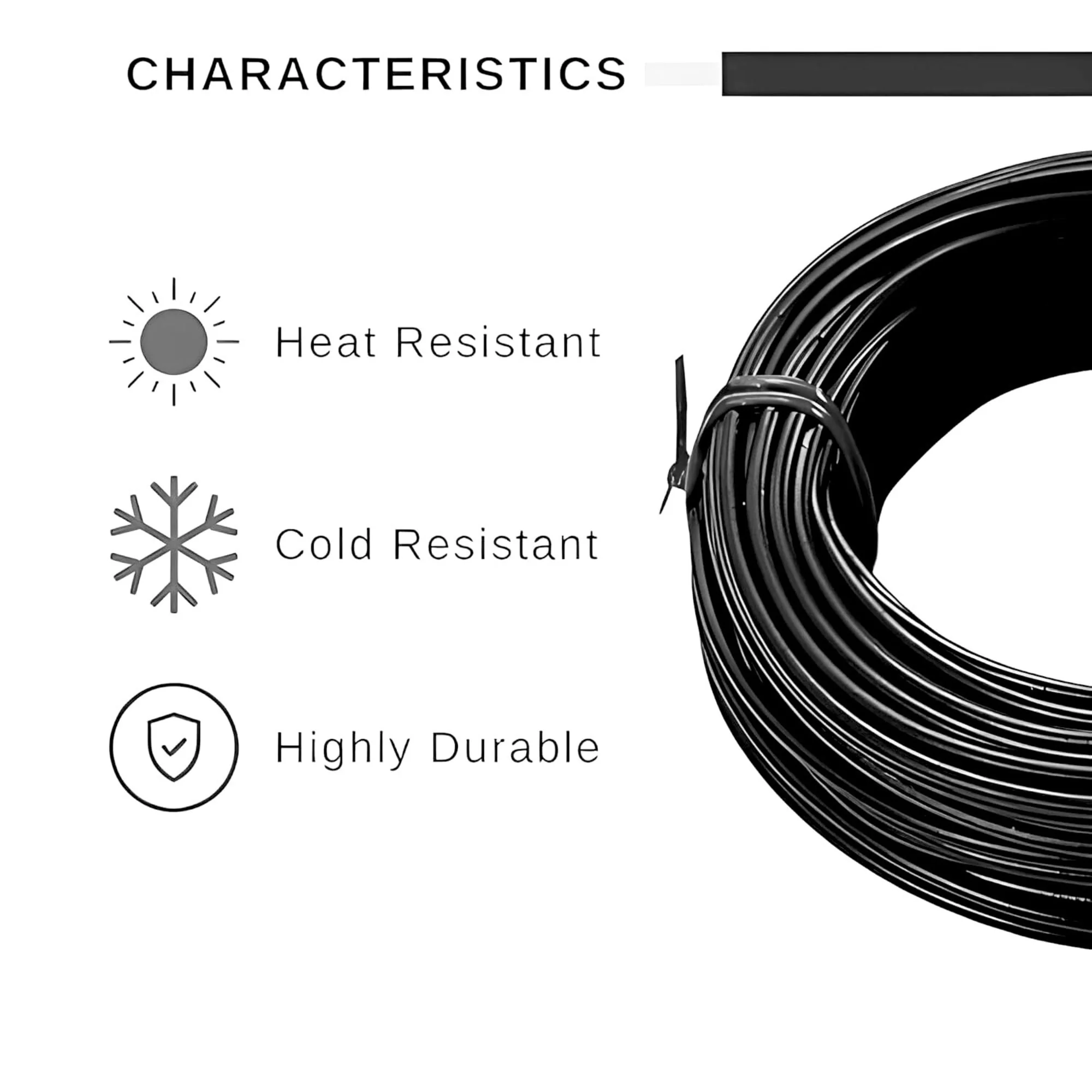 Multipurpose Cloth Drying Rope Wire – 10 Meters for Garden, Indoor & Outdoor uses | Strong & Rust-Resistant Clothesline - Image 4