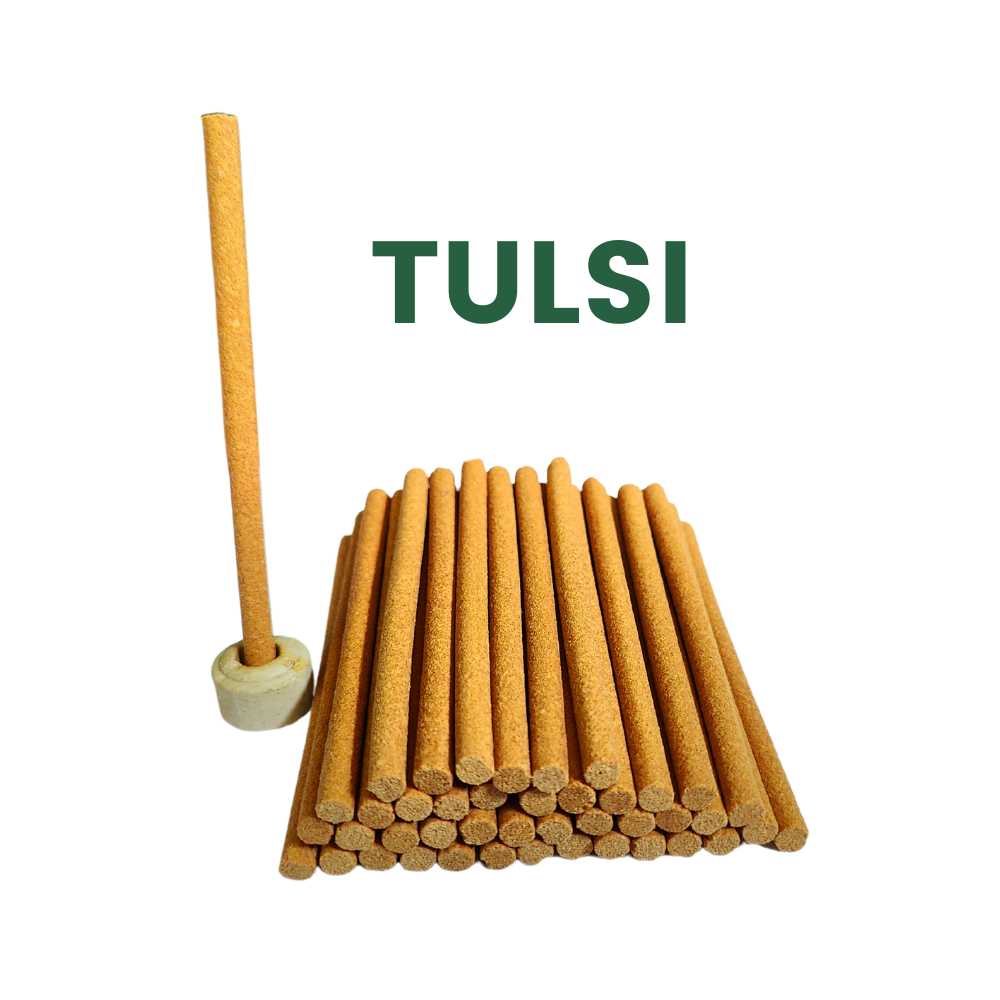 Premium Cow Dung Organic Dhoop Stick With Stand 100 g - Image 12