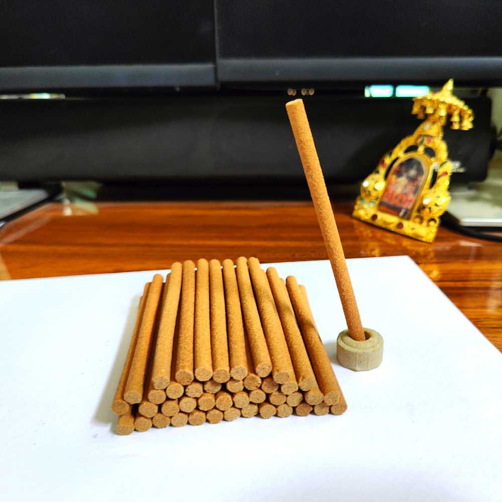 Premium Cow Dung Organic Dhoop Stick With Stand 100 g - Image 5
