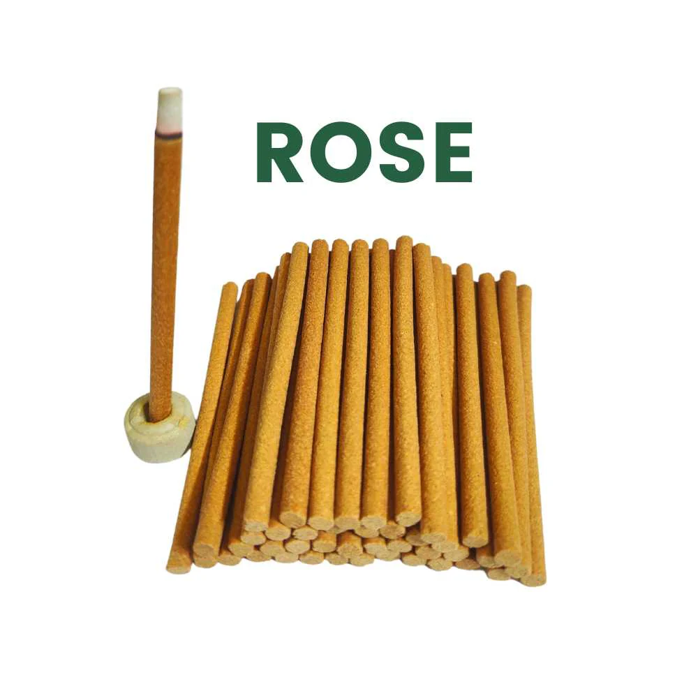Premium Cow Dung Organic Dhoop Stick With Stand 100 g - Image 6