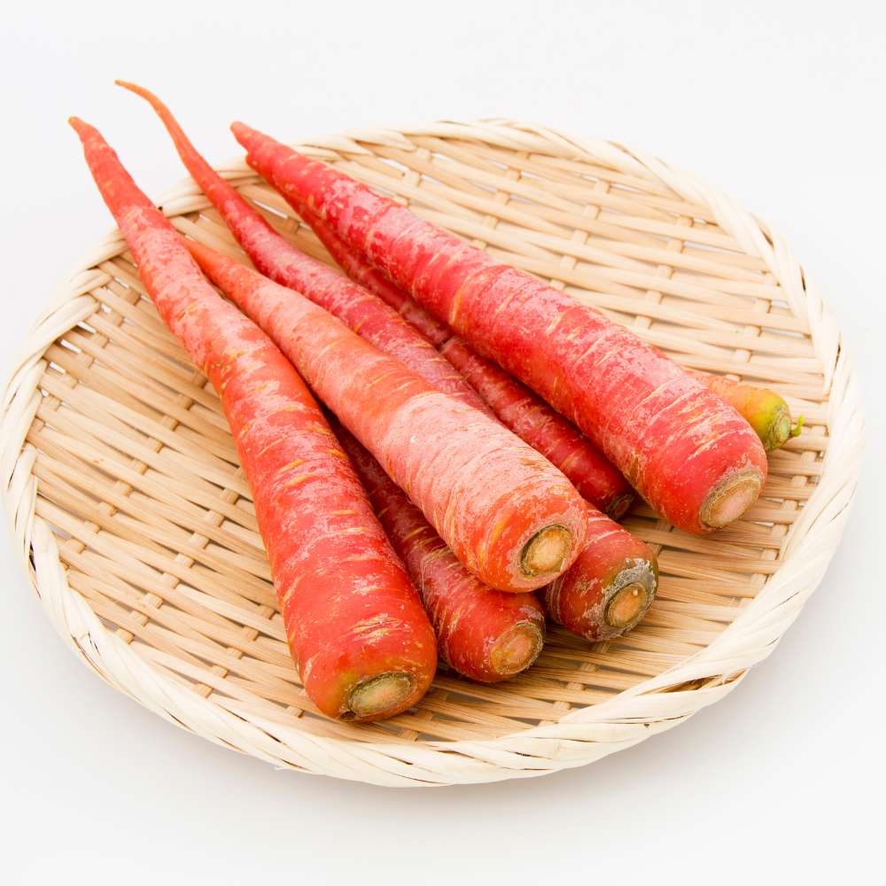 Desi Red Carrot Seeds - 1000 Seeds (Desi Laal Gajar/ देशी लाल गाजर के बीज) - Image 2