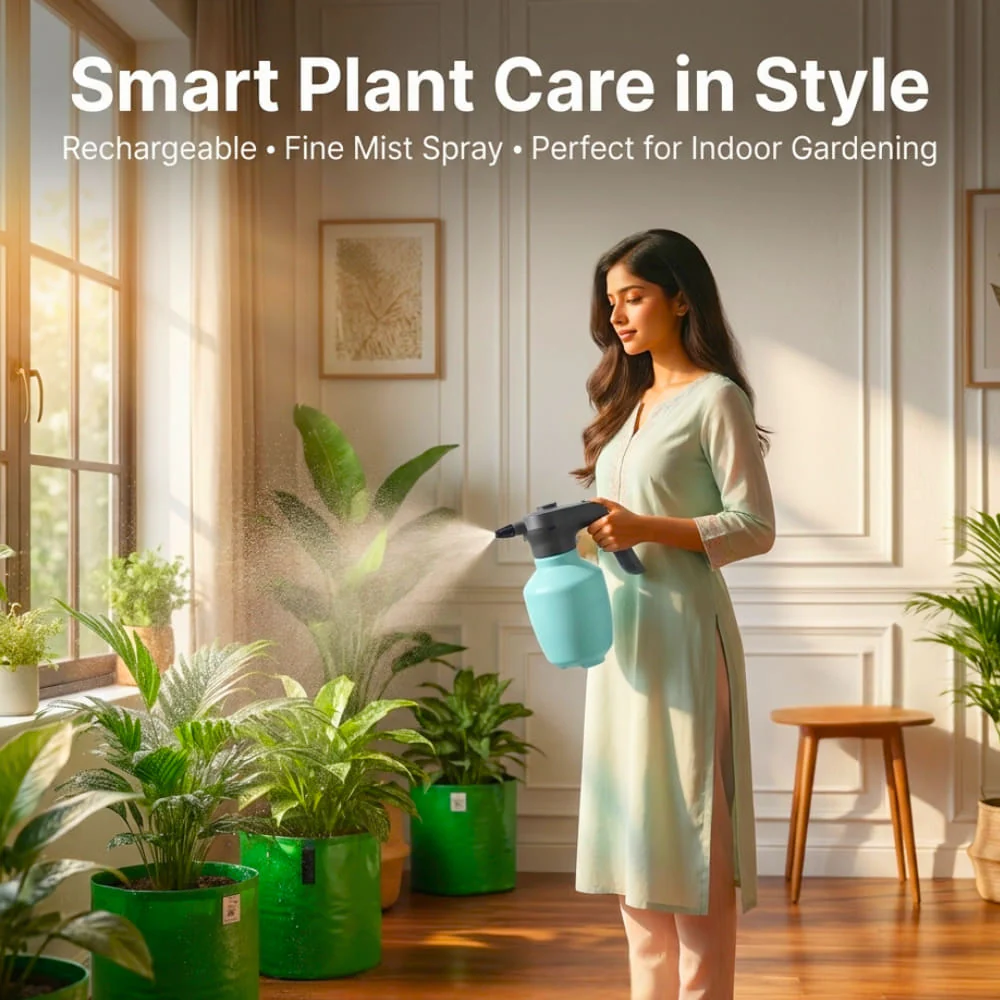 Electric Spray Pump Garden Sprayer – 2 Litre | Automatic Watering Can | Rechargeable | For Plants, Cleaning and More - Image 3