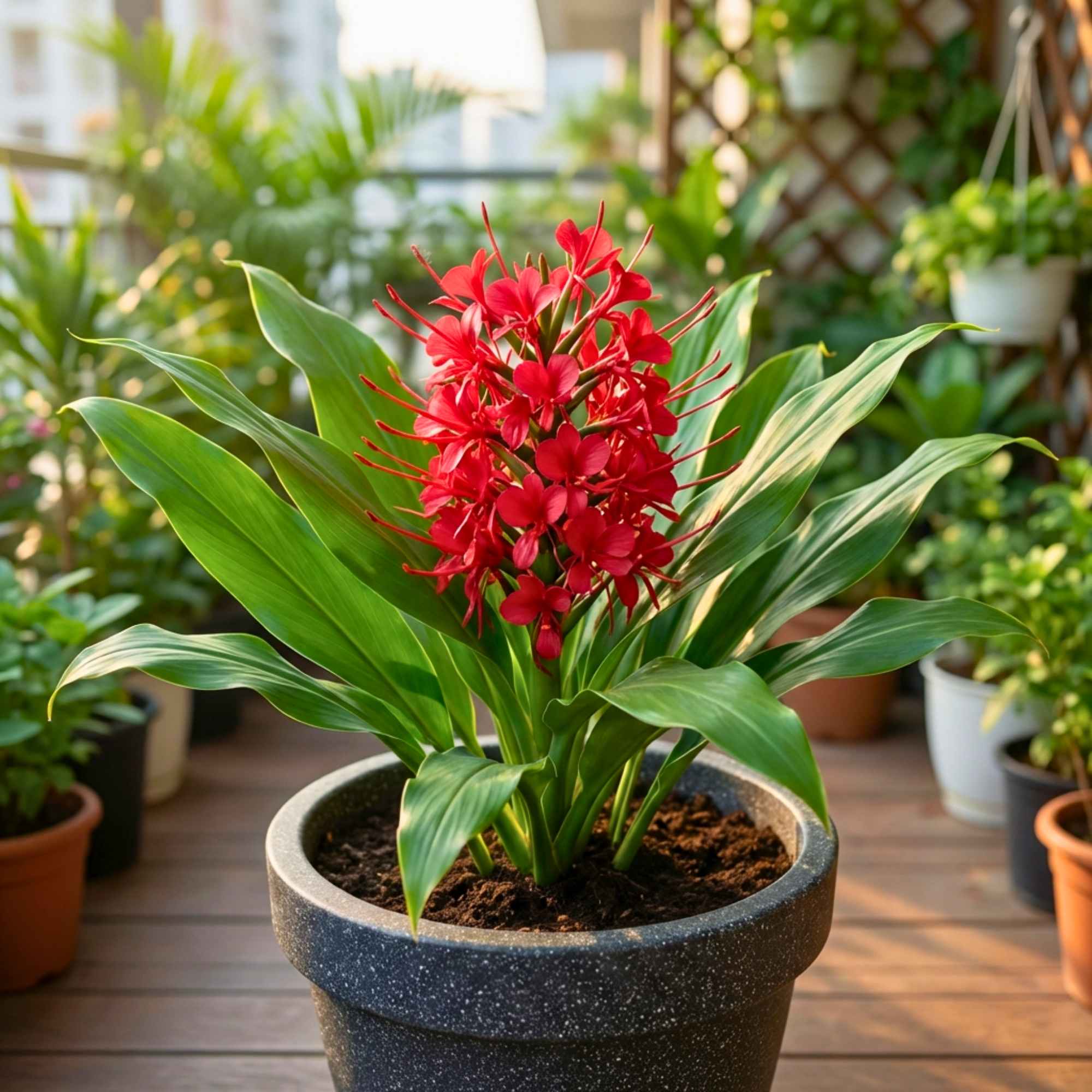 Ginger Lily Red Flower Bulbs (05N) Fragrant & Beautiful Garden Blooms 🌼 - Image 2