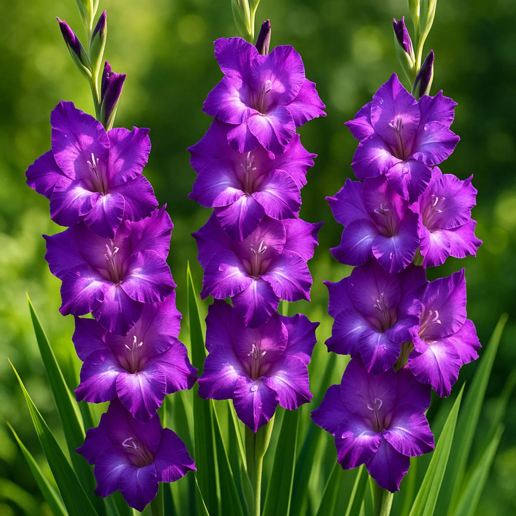 Gladiolus Purple Flower Bulbs (05N) - Image 2