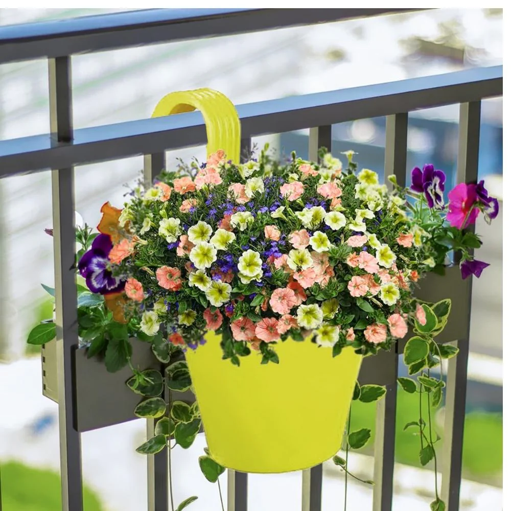Plastic Hook Hanging Pot (28x12x22 cm) (Set of 5) - Image 4