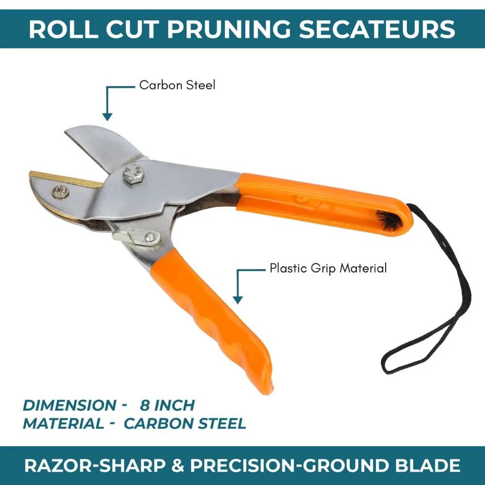 Roll Cut Pruning Secateurs For Gardening - Image 4