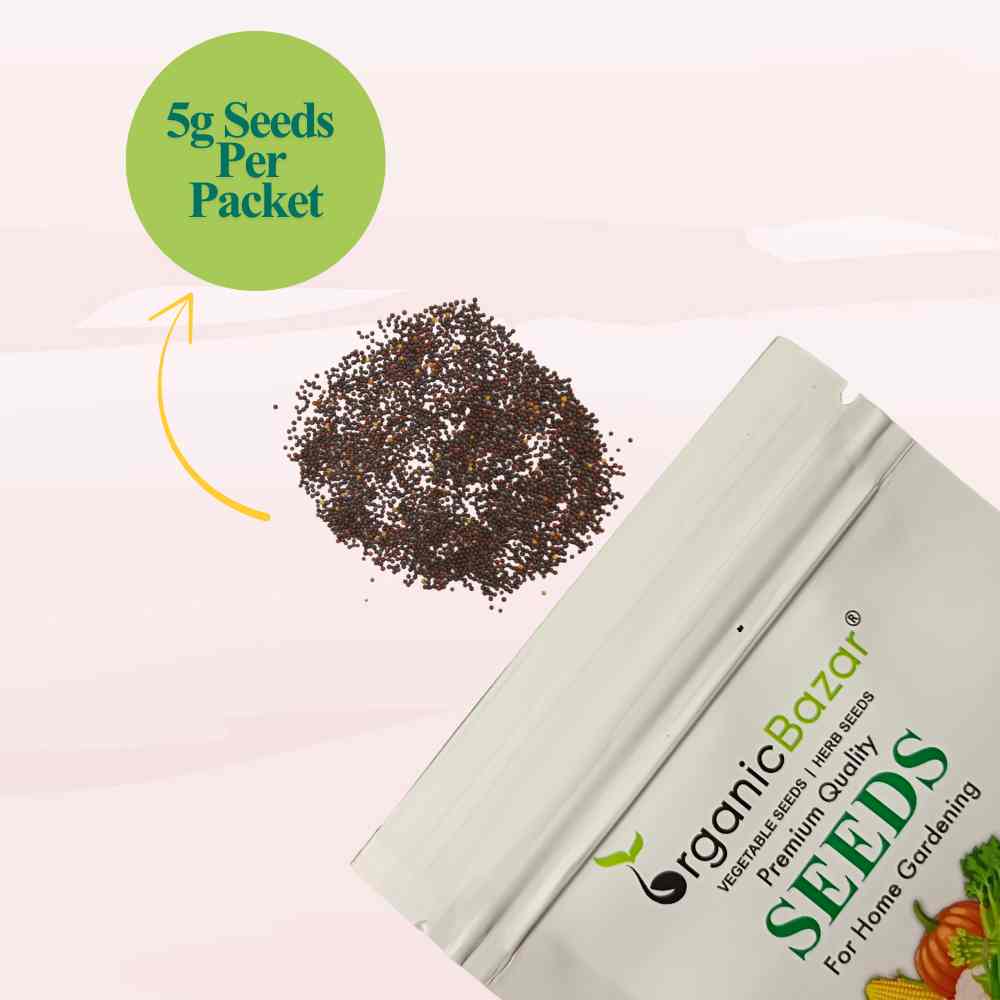 Tatsoi Green Microgreen Seeds (5g Seeds) - Image 3