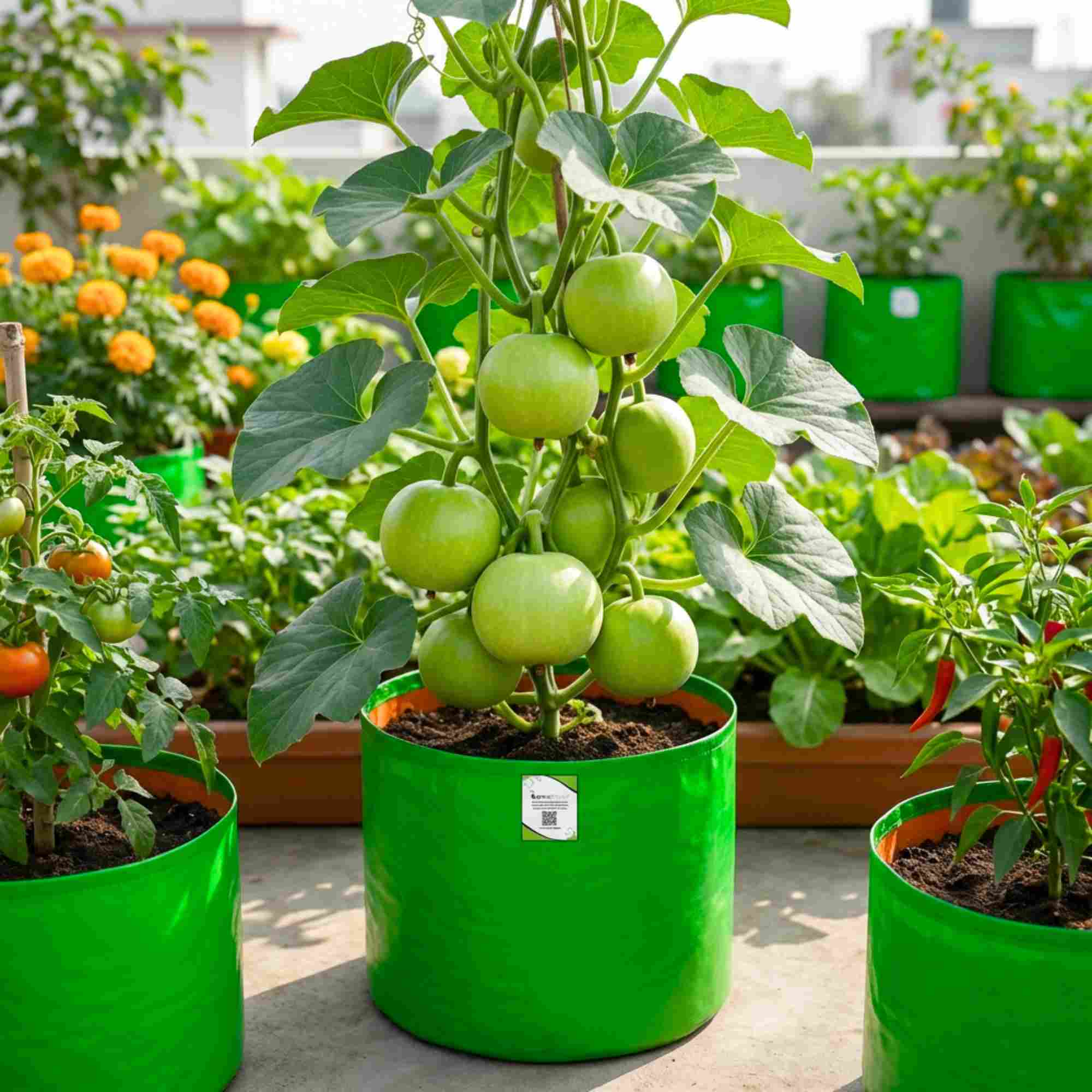 Tinda (Apple gourds) Seeds - 30 Seeds (टिंडा के बीज) High Germination/ Easy to Grow/ Ideal for Terrace/Kitchen Gardening  98 reviews - Image 3