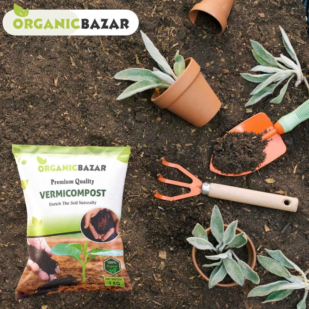 Vermicompost Fertilizer for Home garden Plants (1kg) - Image 10