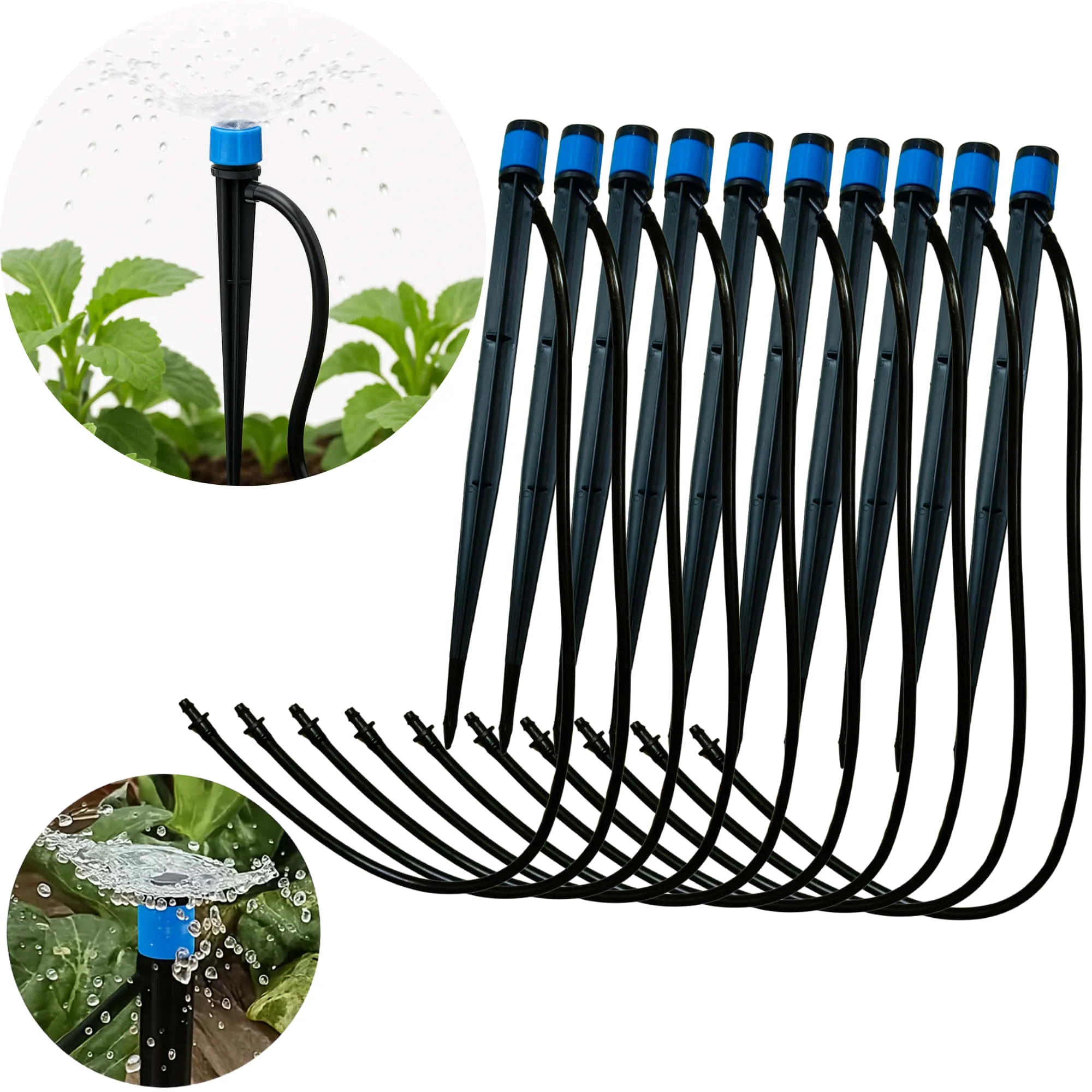 Water Flow Drippers Sprayer for Garden – Adjustable Irrigation System for Efficient Watering of Plants, Flowers, and Lawns - Image 4