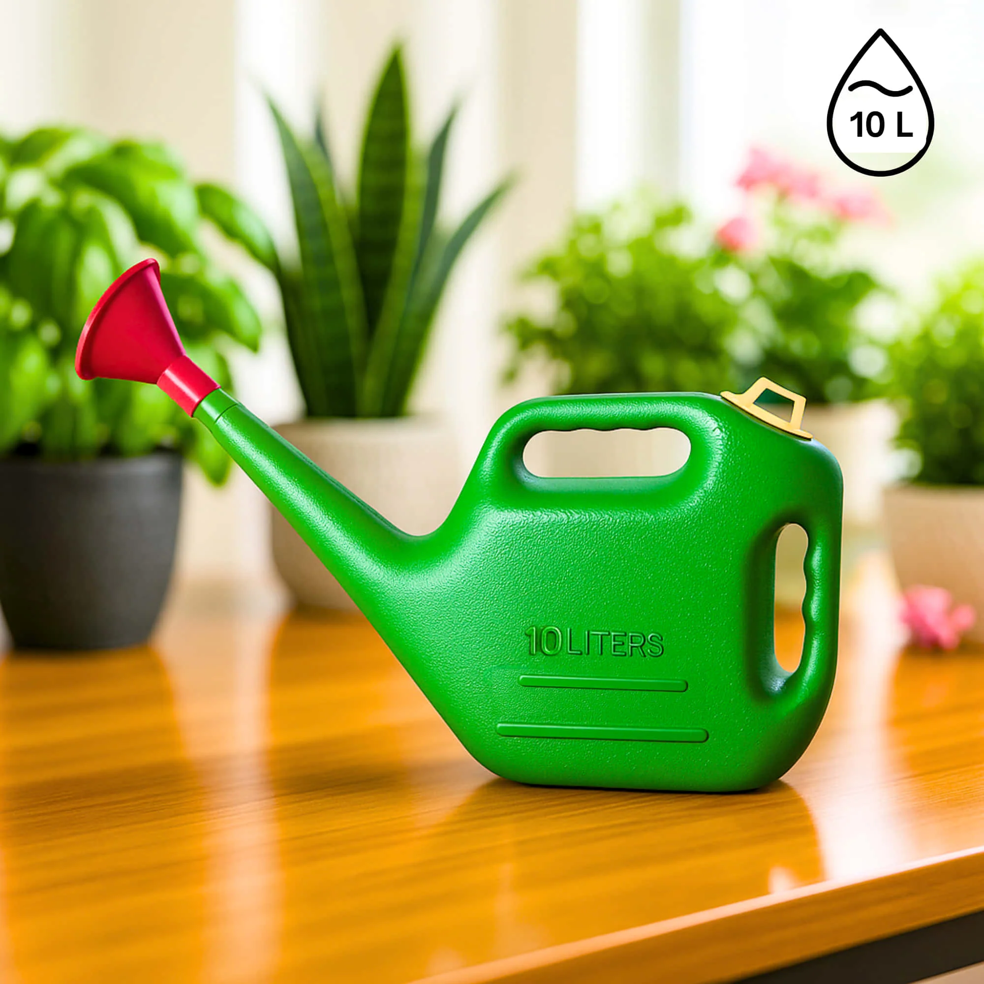 Watering Can With Detachable Sprinkler Green - Image 3